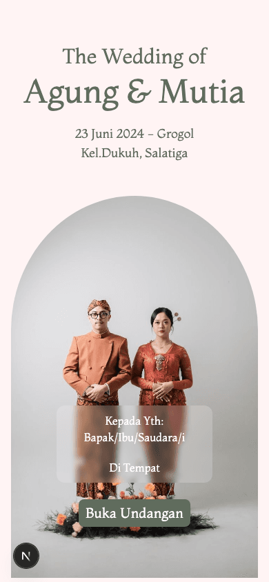 Undangan Agung dan Mutia