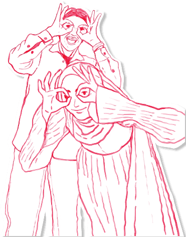 Ilustrasi Mufida dan Phepbi