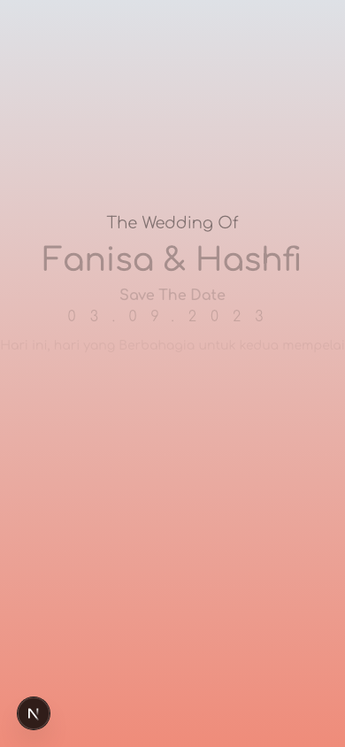 Preview undangan Fanisa & Hashfi